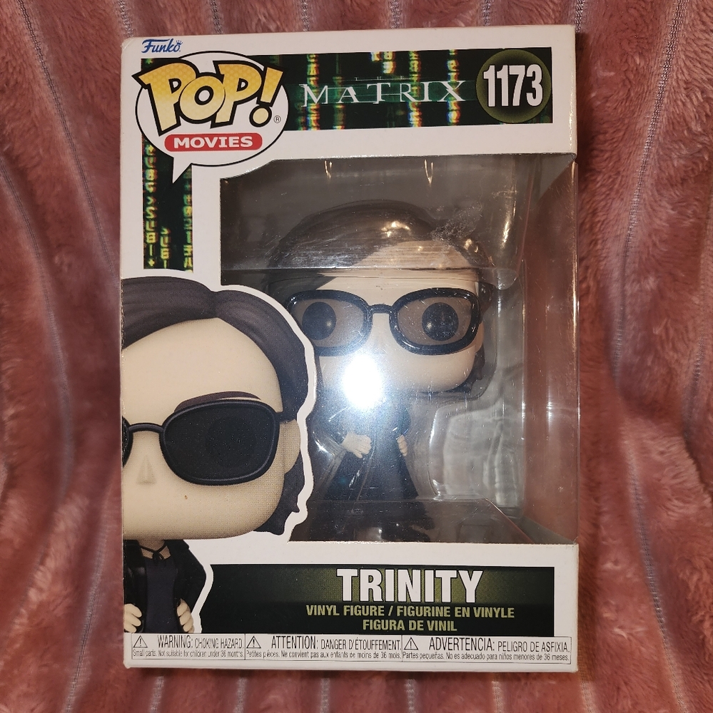 Funko Pop!#1173 Matrix Trinity with Black Sunglasses